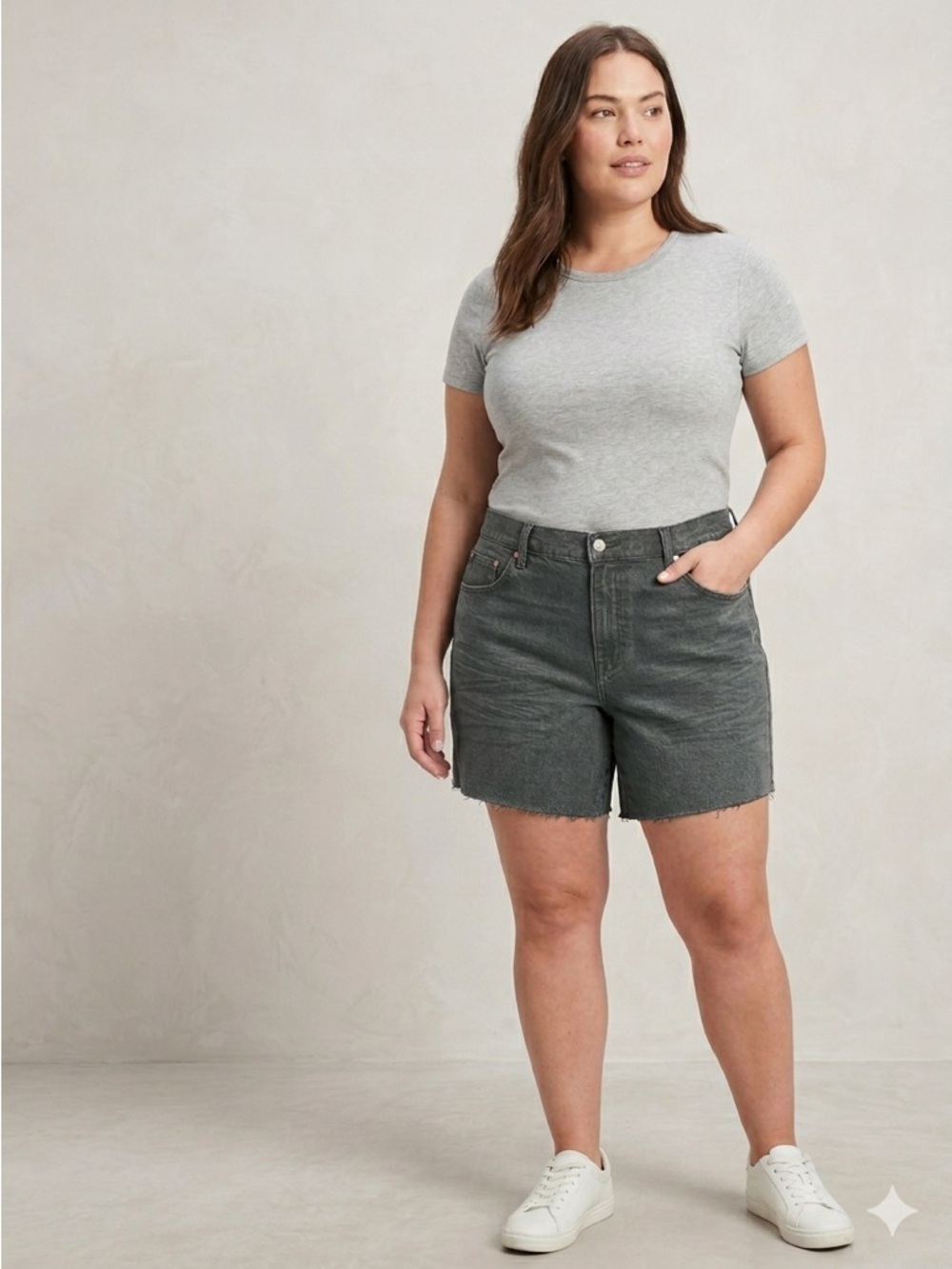 Gap gray Corduroy Cut-Off Shorts - Size 16 - New With Tags